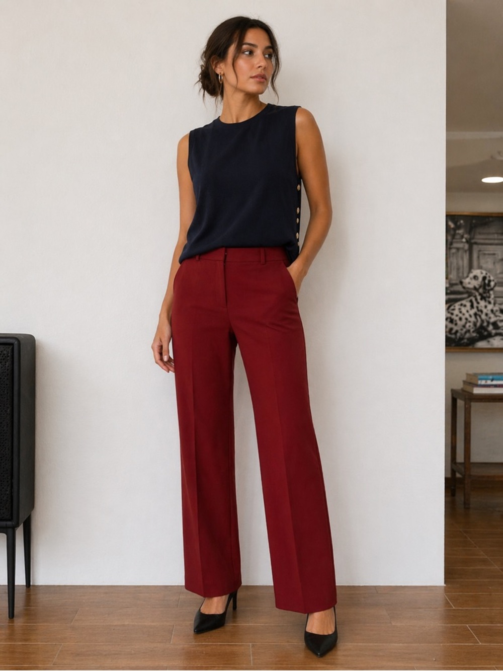 Ann Taylor women’s Brick Red Dress Pants